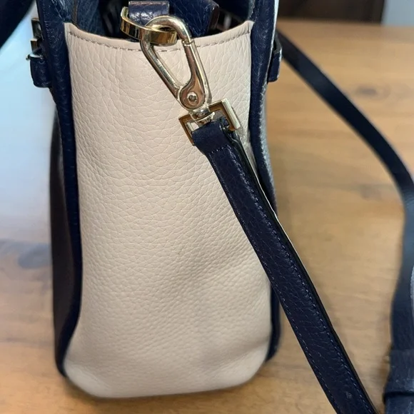 Kate Spade Navy and Cream Satchel - Picture 2 of 15